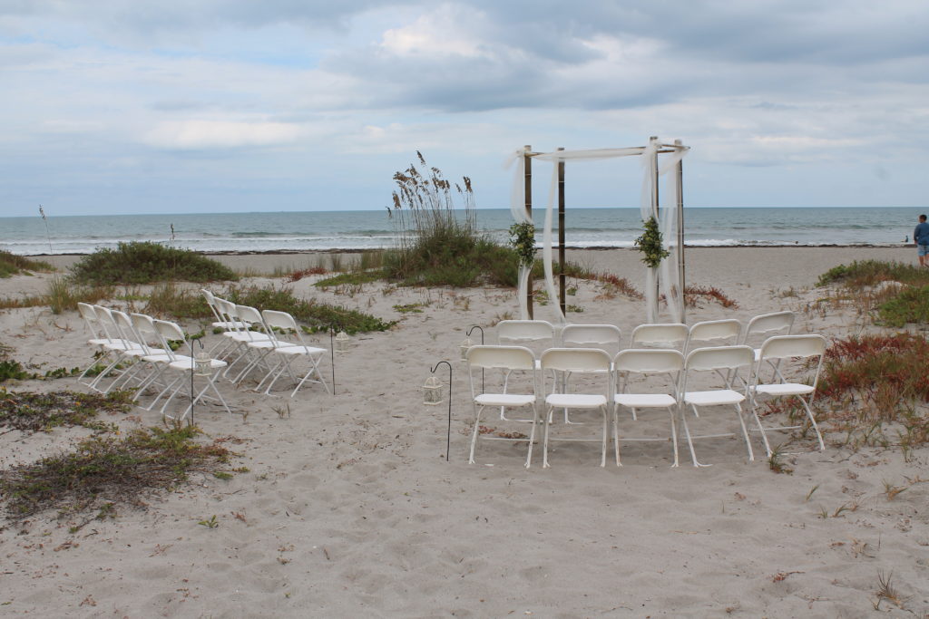 Cocoa Beach Villas beach wedding