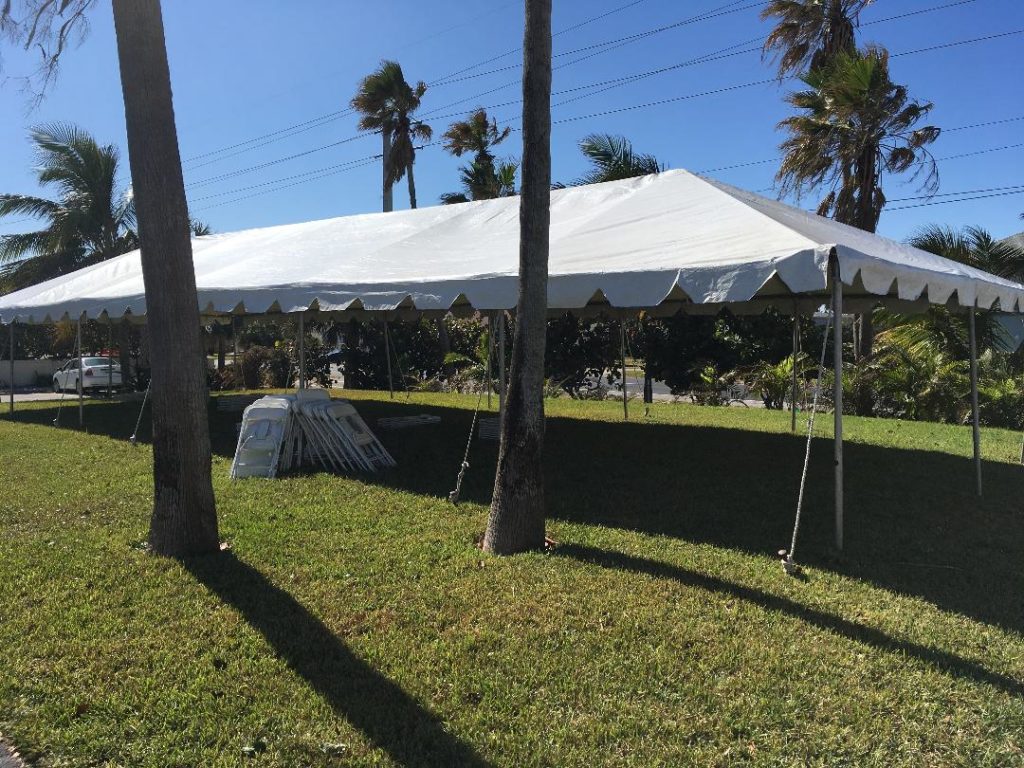 Cocoa Beach Villas Wedding Tent